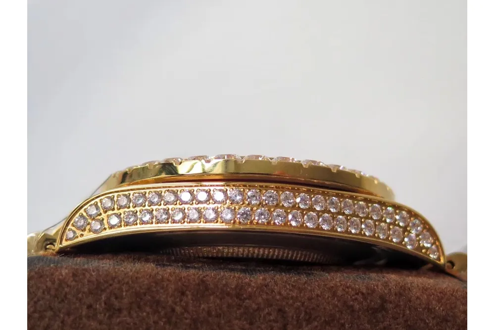 RSNOW Rolex Day-Date II Diamond Watch ROL-255000