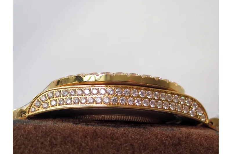 RSNOW Rolex Day-Date II Diamond Watch ROL-255000