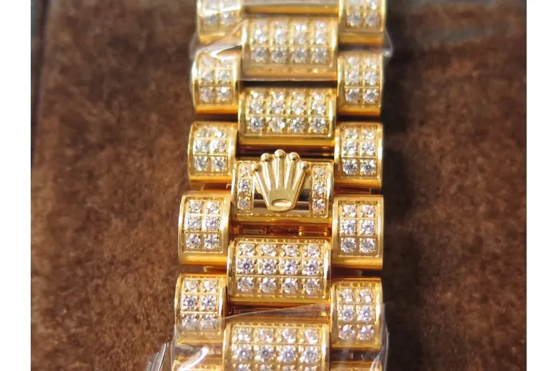 RSNOW Rolex Day-Date II Diamond Watch ROL-255000