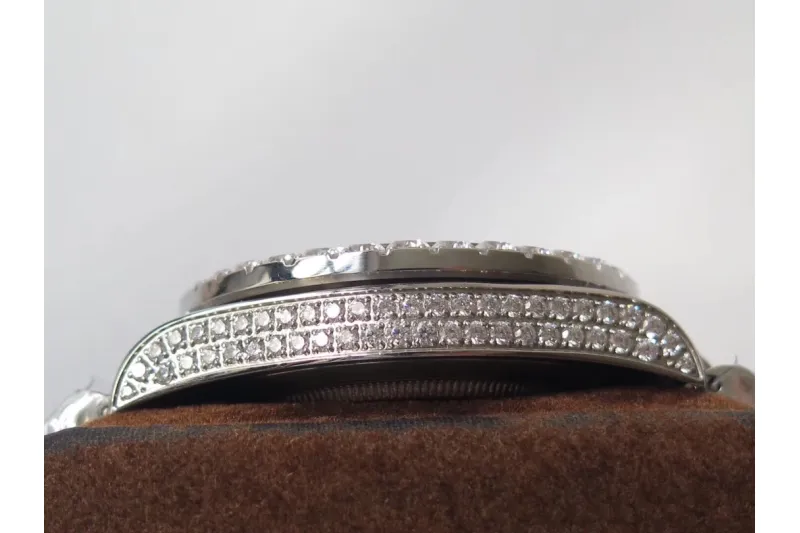 RSNOW Rolex Day-Date II Presidential VVS Moissanite Diamond Watch