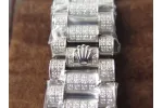 RSNOW Rolex Day-Date II Presidential VVS Moissanite Diamond Watch