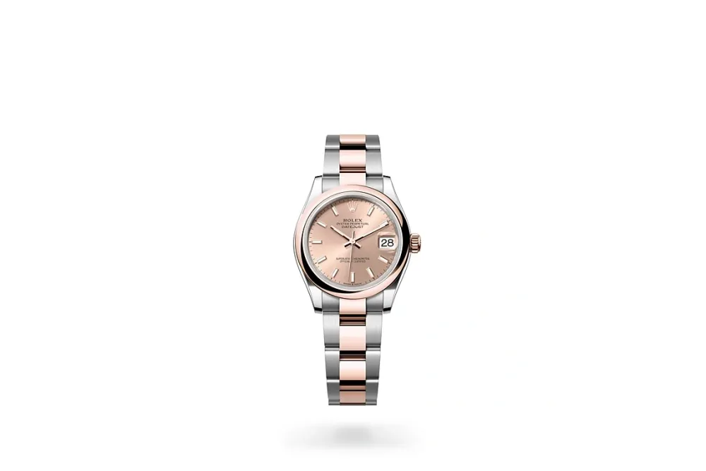 RSNOW Rolex Datejust 31 Oyster-31 mm-Oystersteel and Everose Gold Reference 278241 m278241-0009