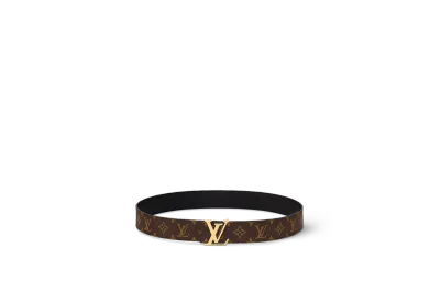 RSNOW Louis Vuitton LV Initiales 40mm Reversible Belt Brown Monogram 01
