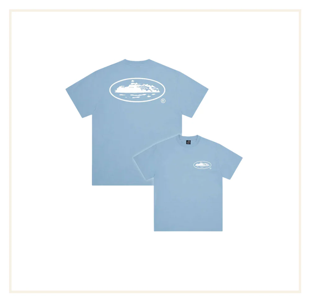 Corteiz OG Island Baby Blue Tee