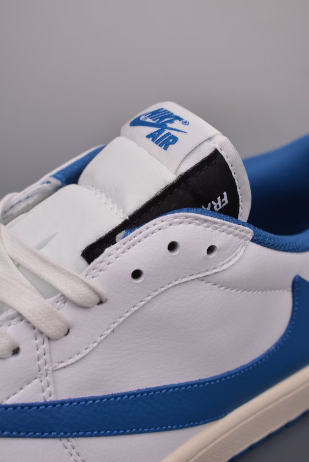 Air Jordan 1 Retro Low OG Fragment x Travis Scott Sail Military Blue RSNOWSHOES DM7866-104
