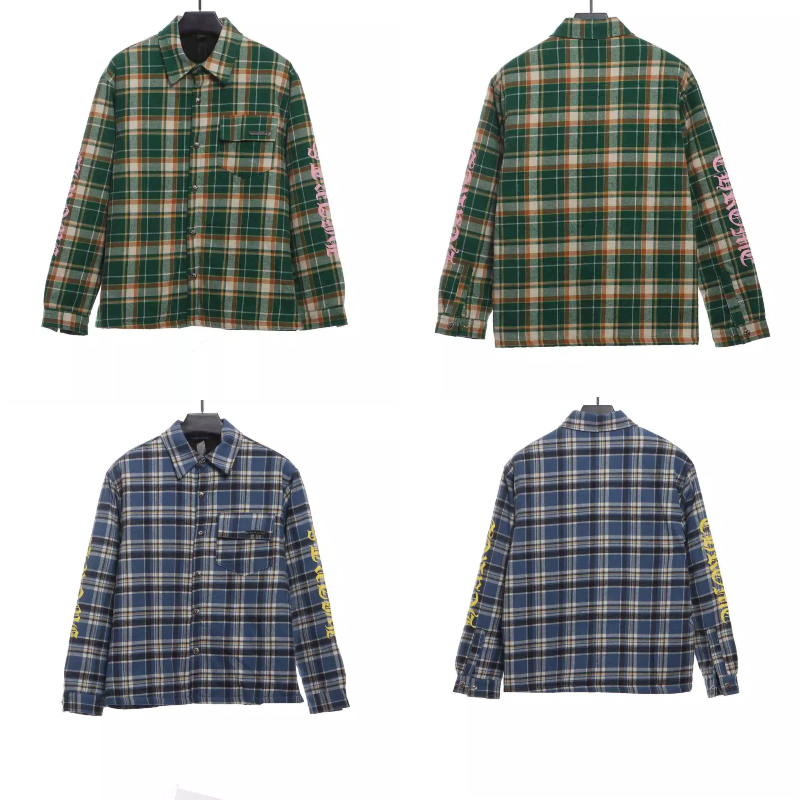 Chrome Hearts CH Flannel Green/Blue
