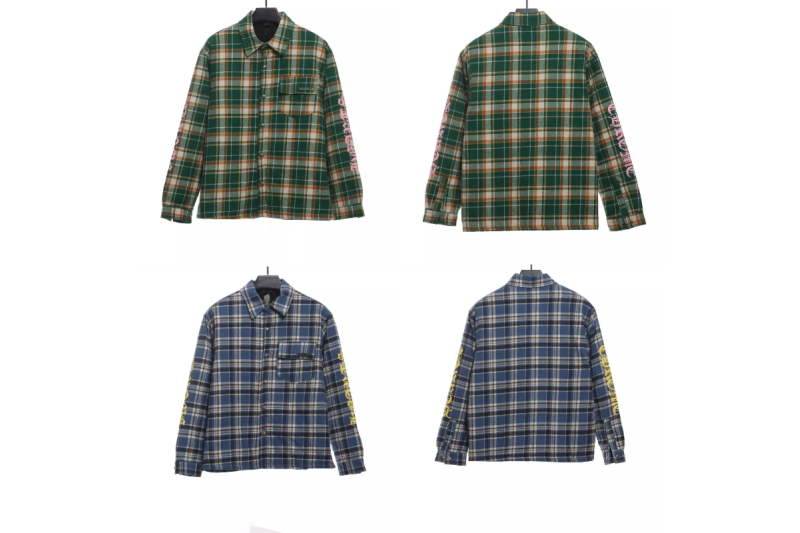 Chrome Hearts CH Flannel Green/Blue