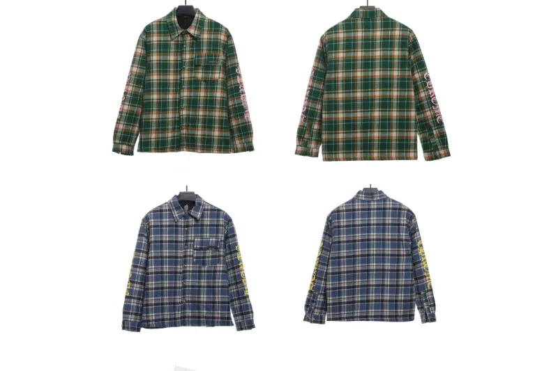 Chrome Hearts CH Flannel Green/Blue