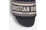 Dway Slide Deep Blue Embroidered Cotton KCQ166ERC_S56B