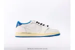 Jordan 1 Retro Low OG SP Fragment x Travis Scott Sail Military Blue DM7866-104