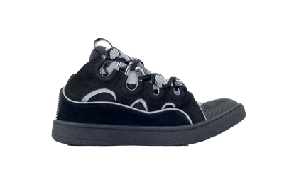 Lanvin Curb Sneaker Black Grey FM-SKRK11-REFL-P2210 02
