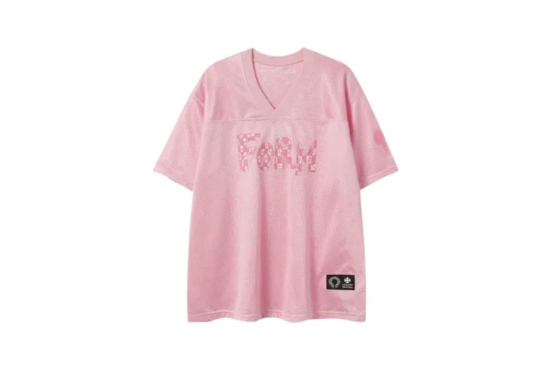 Chrome Hearts Love You Mesh Sports T-shirt Pink