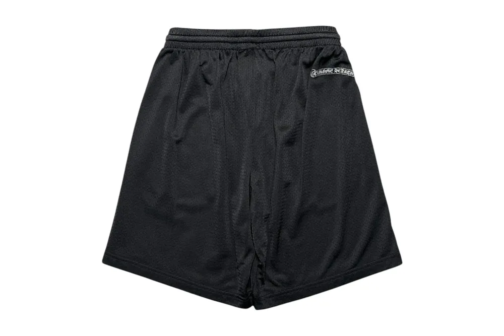 Chrome Hearts Sports Mesh Varsity Shorts Black