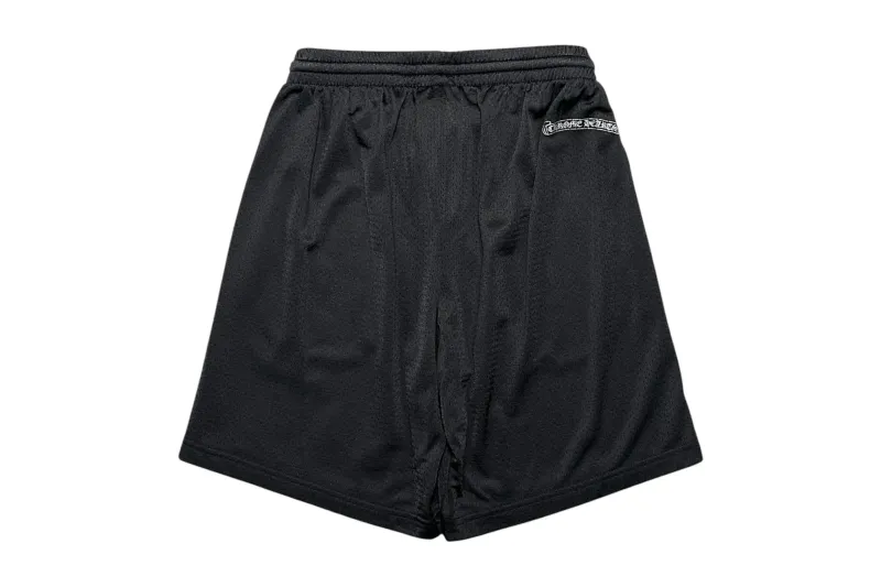 Chrome Hearts Sports Mesh Varsity Shorts Black