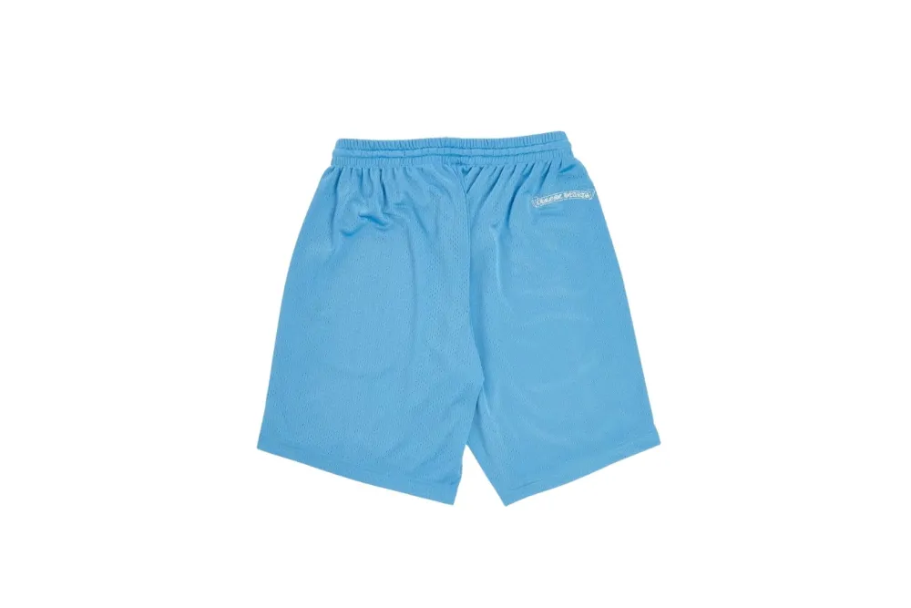 Chrome Hearts Sports Mesh Varsity Shorts Blue