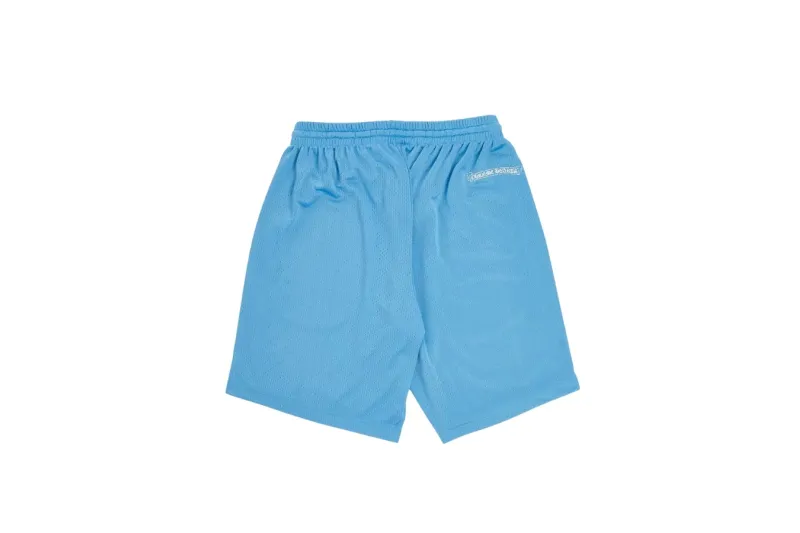 Chrome Hearts Sports Mesh Varsity Shorts Blue