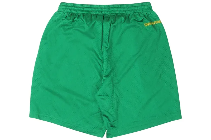 Chrome Hearts Sports Mesh Varsity Shorts Green