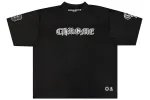 Chrome Hearts Stadium Mesh Short Sleeve Jersey Black
