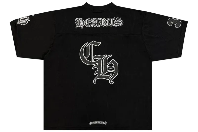 Chrome Hearts Stadium Mesh Short Sleeve Jersey Black