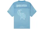 Chrome Hearts Stadium Mesh Short Sleeve Jersey Blue