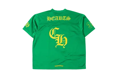 Chrome Hearts Stadium Mesh Short Sleeve Jersey Green 02