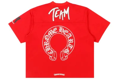 Chrome Hearts x Matty Boy PPO Form Team Mesh Warm Up Jersey T-Shirt Red 02