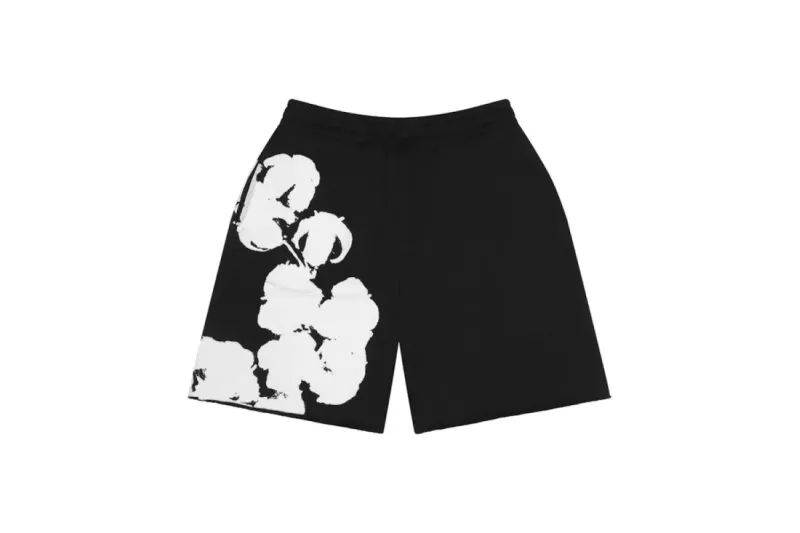 Denim Tears Big Cotton Wreath Sweat Shorts