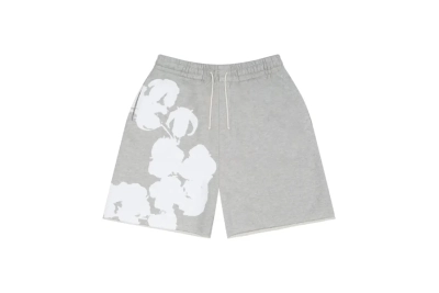 Denim Tears Big Cotton Wreath Sweat Shorts 02