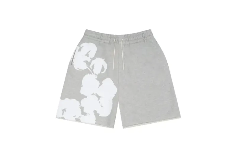 Denim Tears Big Cotton Wreath Sweat Shorts