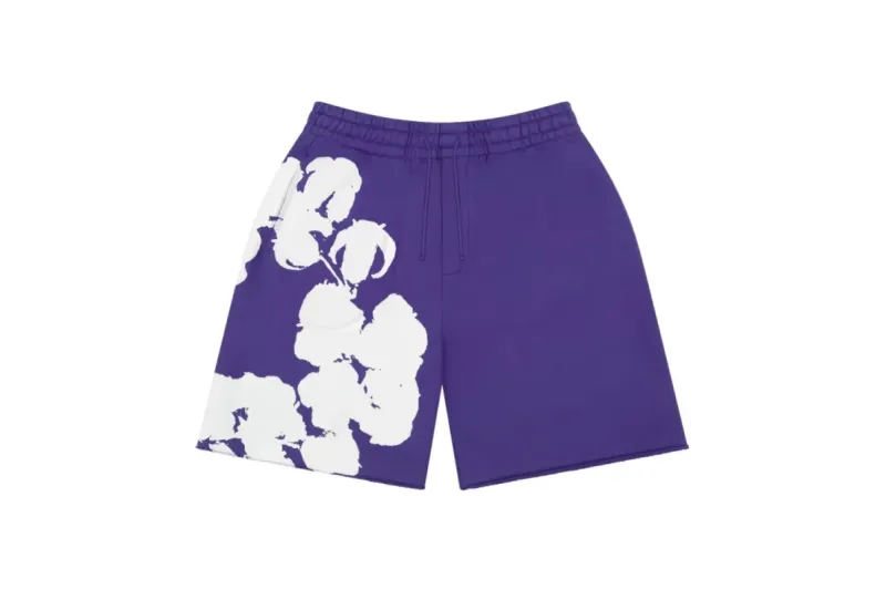 Denim Tears Big Cotton Wreath Sweat Shorts