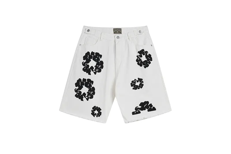 Denim Tears Short Jeans Blue/Black/White