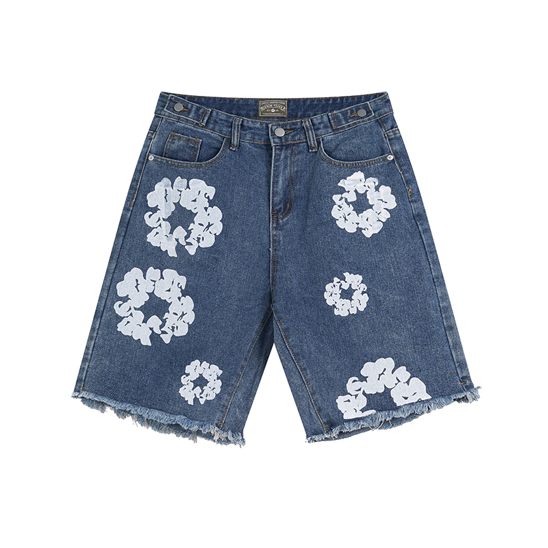 Denim Tears Short Jeans Blue/Black/White