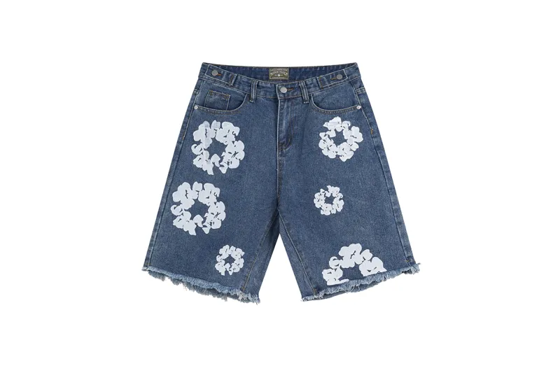 Denim Tears Short Jeans Blue/Black/White