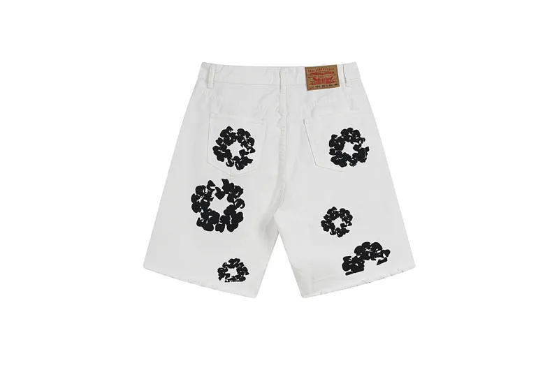 Denim Tears Short Jeans Blue/Black/White
