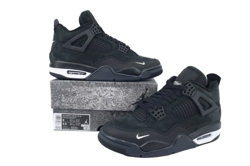 Jordan 4 Retro OG SP Nigel Sylvester Brick by Brick Black HF4340-001