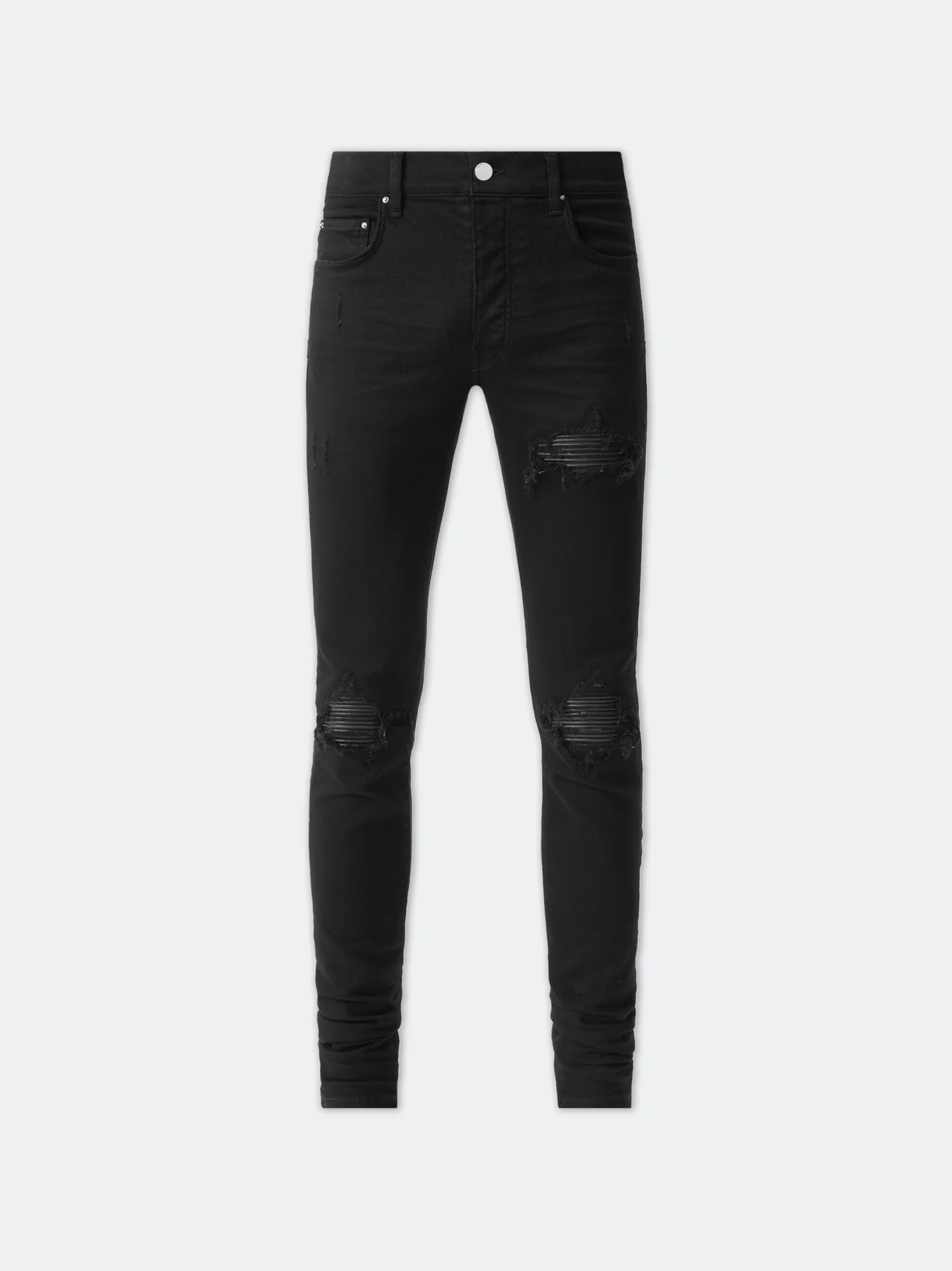 Amiri MX1 Denim Distressed Jeans Black