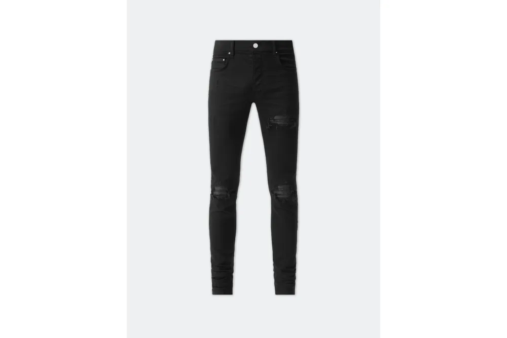 Amiri MX1 Denim Distressed Jeans Black