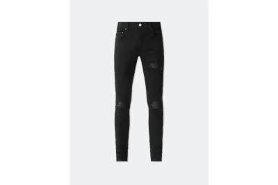 Amiri MX1 Denim Distressed Jeans Black 01