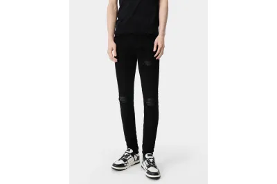 Amiri MX1 Denim Distressed Jeans Black 02