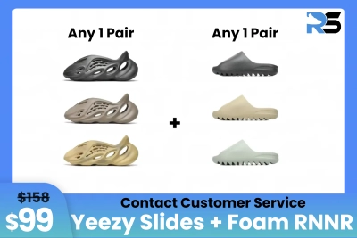 Combo: $99 Get Any 1 Foam RNR + Any 1 Yeezy Slides 01