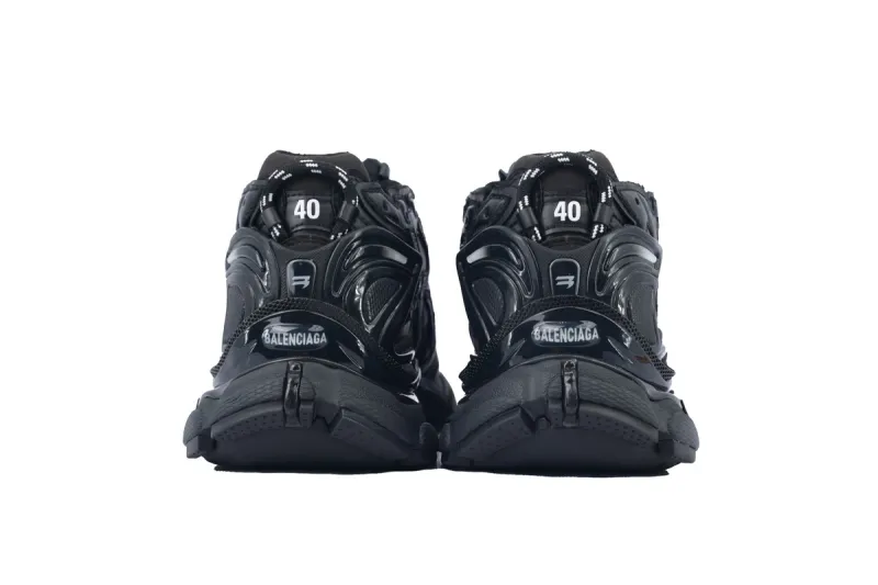 Balenciaga Under Armour Ripstop Runner Sneaker Black 813793WRUCU1000