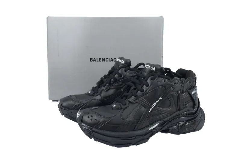 Balenciaga Under Armour Ripstop Runner Sneaker Black 813793WRUCU1000