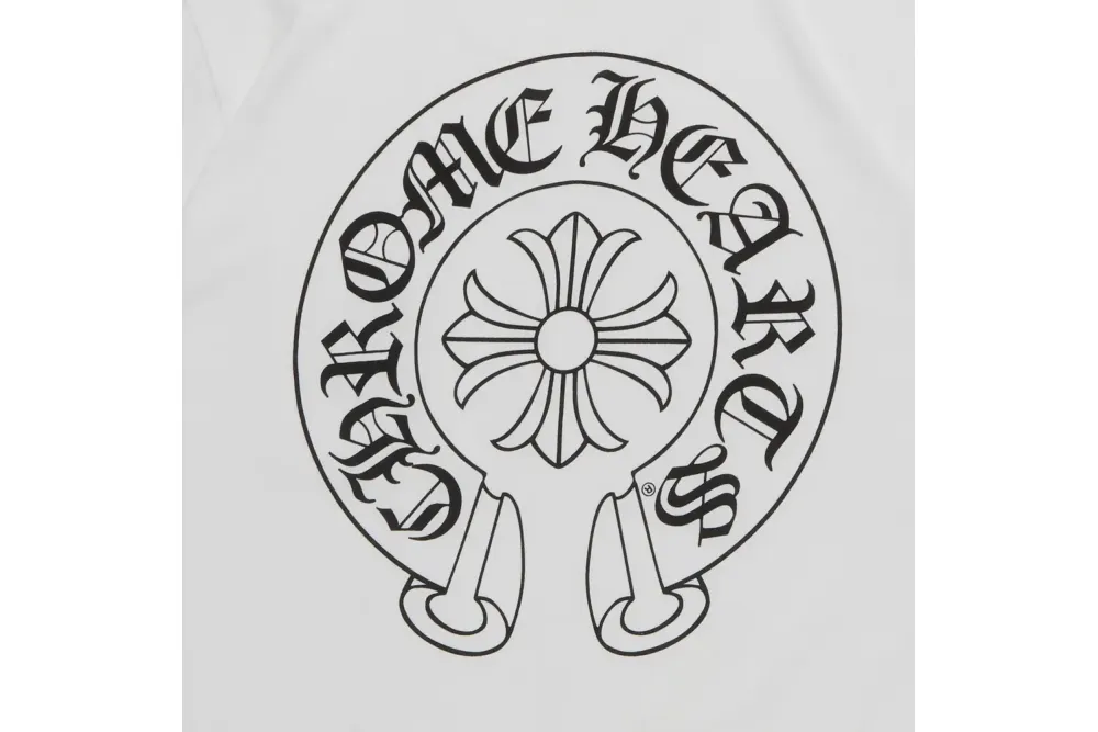 Chrome Hearts Horseshoe Logo Pocket T-Shirt White