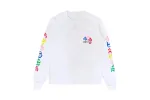 Chrome Hearts Multicolor Cross Long-Sleeve Shirt White