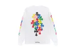 Chrome Hearts Multicolor Cross Long-Sleeve Shirt White