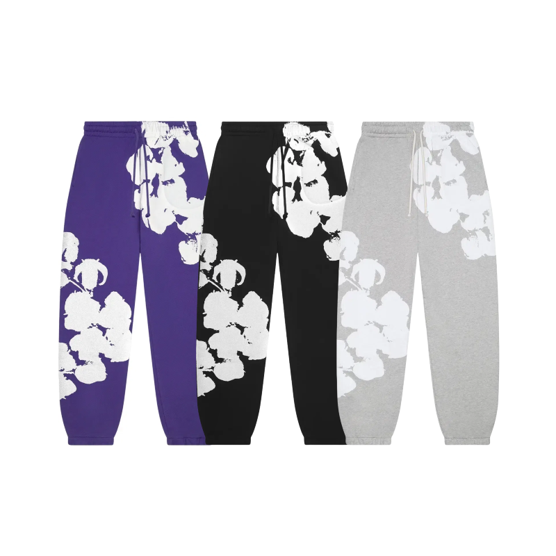 Denim Tears Big Cotton Wreath Sweatpants