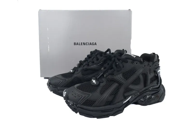 Balenciaga Runner Sneaker Black Matte 772774 W3RBT 1000