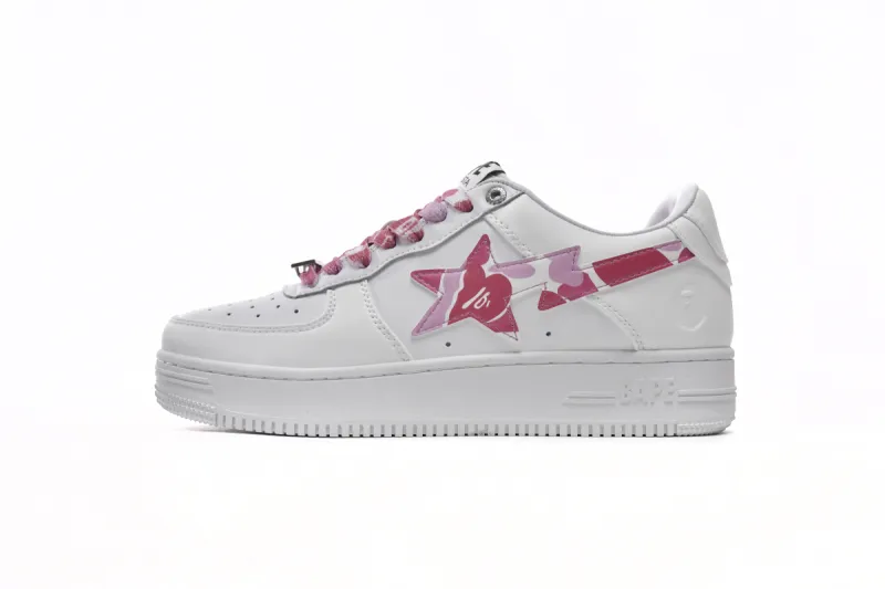 A Bathing Ape Bape Sta Low ABC Camo White Pink 2022 1I70191005-PNK