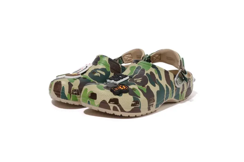 Crocs Classic Clog A Bathing Ape ABC Camo Green 209627-212