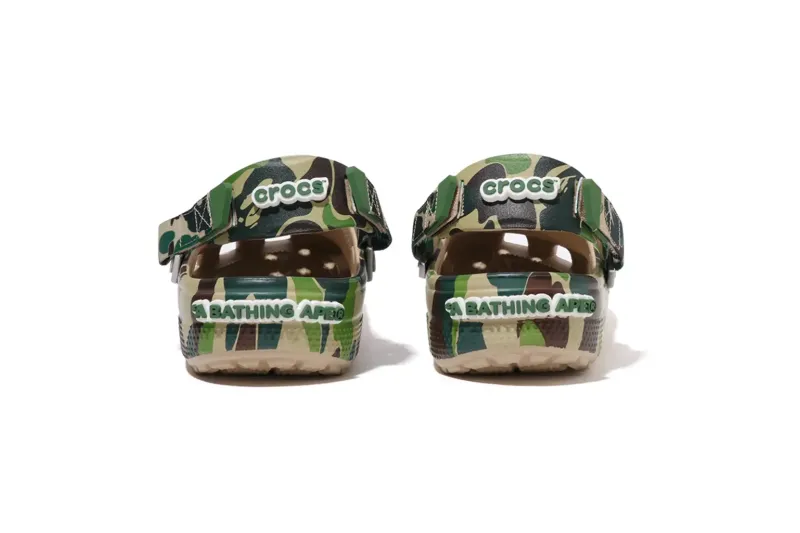Crocs Classic Clog A Bathing Ape ABC Camo Green 209627-212